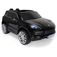INJUSA - Coche Porsche Cayenne S 12V Licenciado con Control Remoto- Suspensión Trasera y Apertura de Puertas Recomendado…